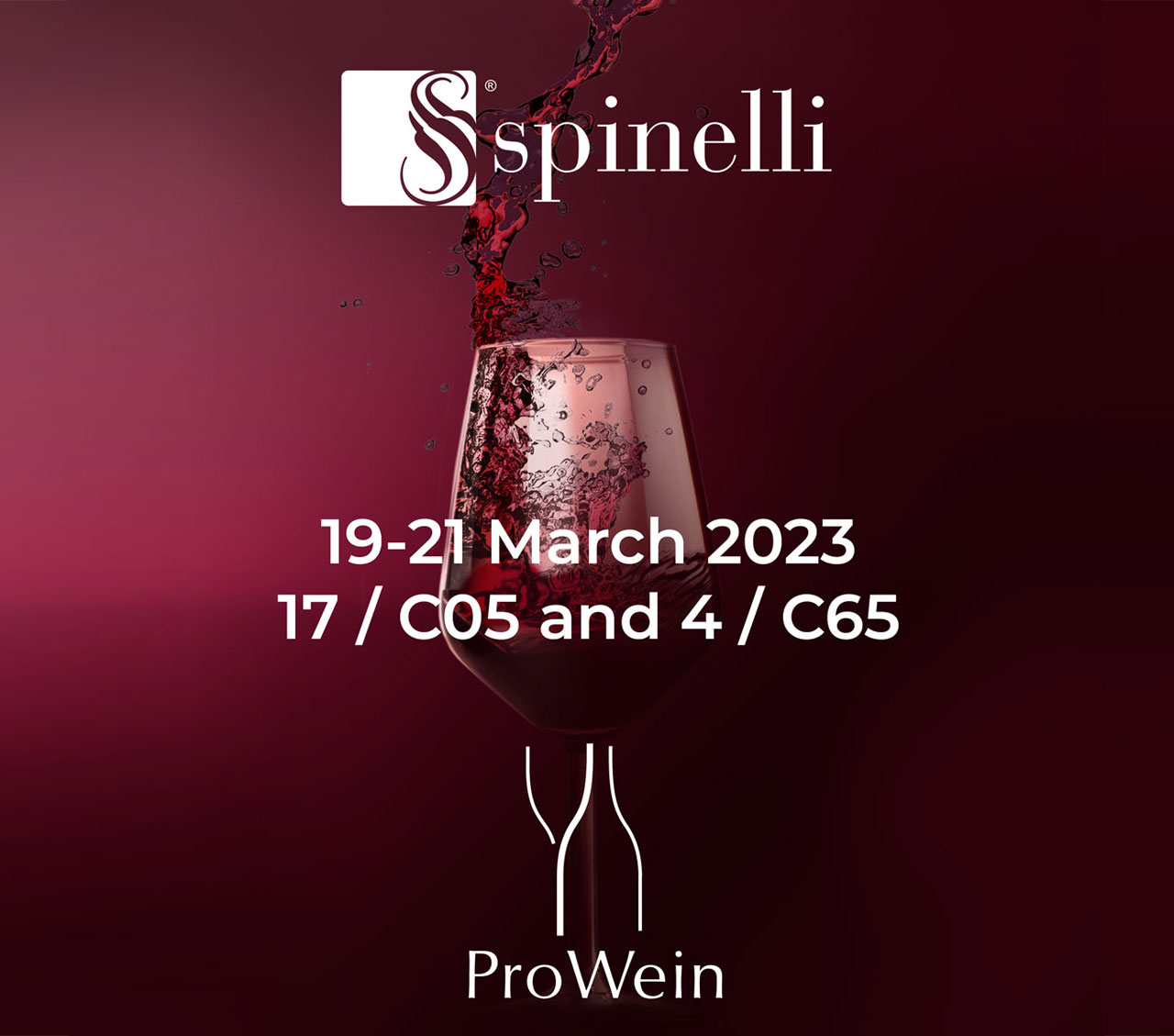 Cantine Spinelli at ProWein 2023, hall 17 stand C05 and hall 4 Stand C65
